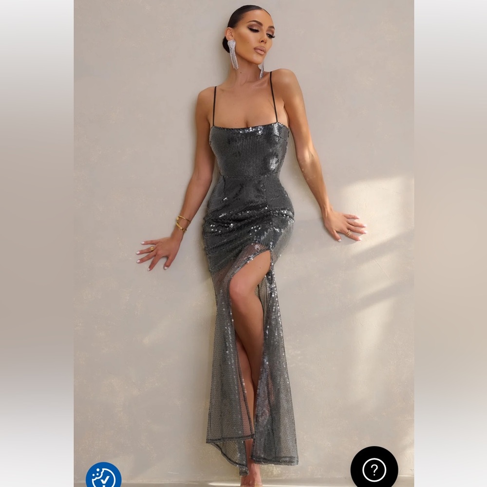 Club L London Make an entrance sequin gown ✨🖤